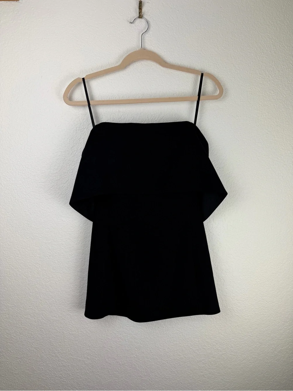 NWT Toteme Off Shoulder Evening Top Black 32/0/ XXS